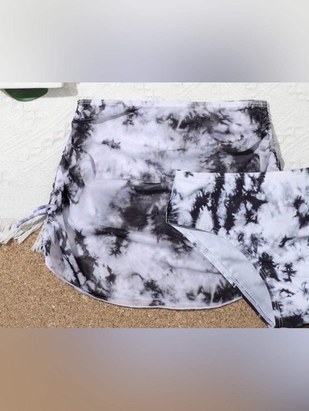 SHEIN Kids Tween Girl Tie Dye Beach Skirt Summer Beach